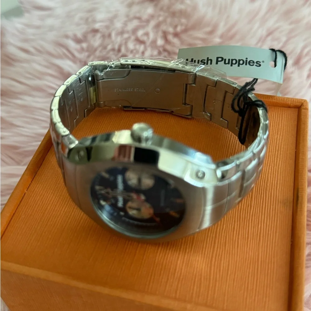 NIB HUSH PUPPIES STAINLESS STEEL WATCH‎